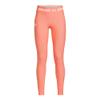 Under Armour Girls' HeatGear Armour Full Length Leggings, (897) Flare Orange / / White, Large view 1