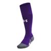 Under Armour Unisex-Child Youth Magnetico Over the Calf Socks 1 Pack, (500) Purple/Pitch Gray/White, Small view 2