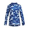 Under Armour Girls' Armour Fleece Printed Hoodie, (432) Tech Blue / / Black, X-Large view 1