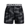 Under Armour Girls' Play Up Printed Shorts, (008) Black / / White, Small view 2