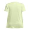 Under Armour Womens Tech Twist Short Sleeve V Neck, (383) Retro Green / / White, Medium view 4