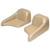 Blue Wave Boat Bow Seat Cushions | High Back Beige (Set of 2) view 1