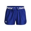 Under Armour Girls' Play Up Solid Shorts, (401) Royal / / White, X-Large view 1