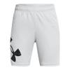 Under Armour Boys' Tech Big Logo Shorts, (012) Mod Gray / / Black, Small view 1