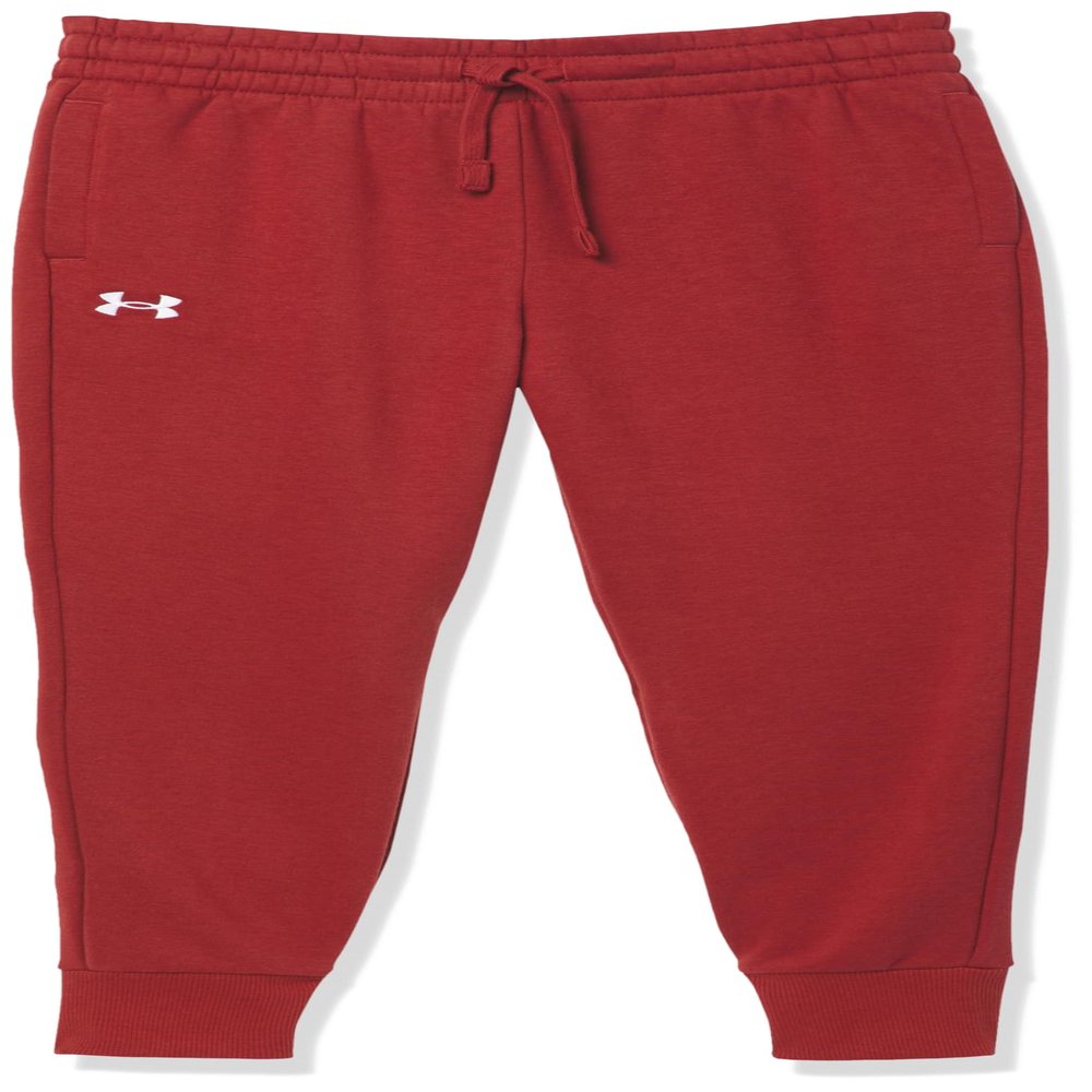 Under Armour Girls Rival Fleece Joggers, (840) Earthen Orange / / White, Large