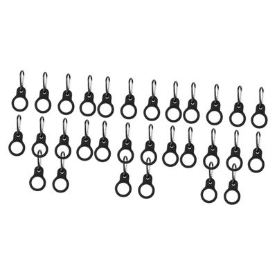 Sosoport 30pcs Water Bottle Belt Clip Detachable Swivel Snap Hooks Silicone Holder Clip Loop for Hiking Camping Fishing and More