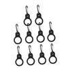 Sosoport 30pcs Water Bottle Belt Clip Detachable Swivel Snap Hooks Silicone Holder Clip Loop for Hiking Camping Fishing and More view 4