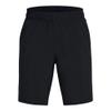 Under Armour Boys Woven Wordmark Shorts, (004) Black / / Racer Red, Small view 1