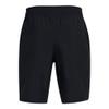 Under Armour Boys Woven Wordmark Shorts, (004) Black / / Racer Red, Small view 2