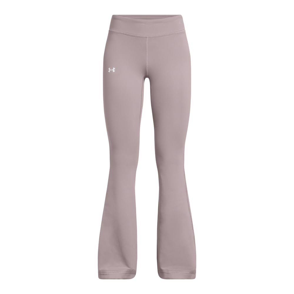 Under Armour Girls Motion Flare Pants, (015) Tetra Gray / / White, Medium