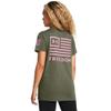 Under Armour Womens New Freedom Banner T-Shirt, (394) Marine OD Green / / Meta Pink, Small view 2