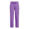 Under Armour Girls' Rival Fleece Straight Leg Pants, (525) Lavish / / White, X-Large