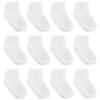 Debra Weitzner 12 Pairs Non-Slip Toddler Socks With Grips for Baby Boys and Girls - Anti-Slip Crew Socks for Infant's and Kids view 1