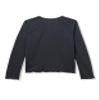 Under Armour Girls' Tech Novelty Long Sleeve, (001) Black / / Metallic Silver, X-Small view 3