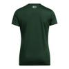 Under Armour Womens Tech Short Sleeve V Neck, (301) Forest Green / / White, Medium view 4