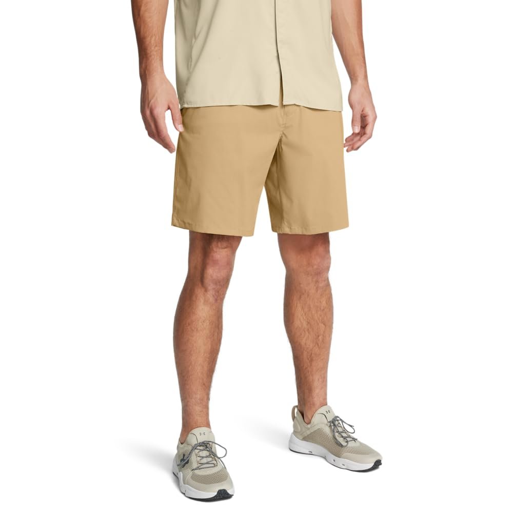 Under Armour Men's Fish Hunter 2.0 Shorts, (263) Camel / / Coyote, 38