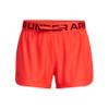 Under Armour Girls' Play Up Solid Shorts, (713) Racer Red / / Cardinal, X-Small view 1