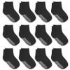 Debra Weitzner 12 Pairs Non-Slip Toddler Socks With Grips for Baby Boys and Girls - Anti-Slip Crew Socks for Infant's and Kids view 1