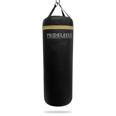 Proslayer 100lb Boxing MMA Heavy Punching Bag UNFILLED Black/Beige - Made in USA