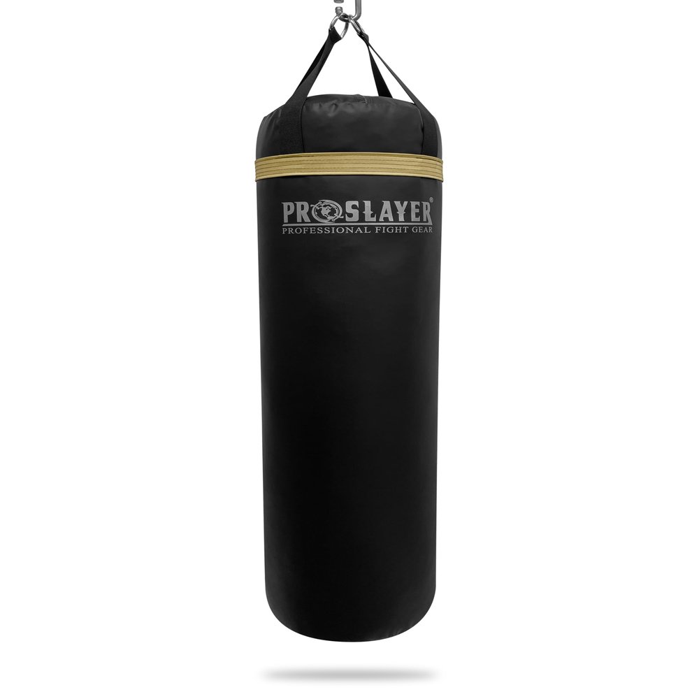 Proslayer 100lb Boxing MMA Heavy Punching Bag UNFILLED Black/Beige - Made in USA