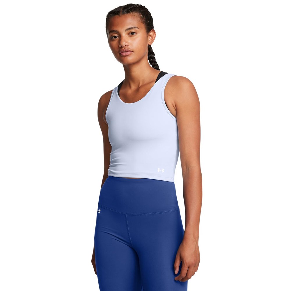 Under Armour Womens Motion Tank Top, (464) Nimbus Blue / / White, X-Large