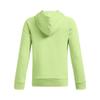 Under Armour Boys' Rival Fleece Big Logo Print Fill Hoodie, (304) Morph Green/Downpour Gray/Midnight Navy, X-Large view 2