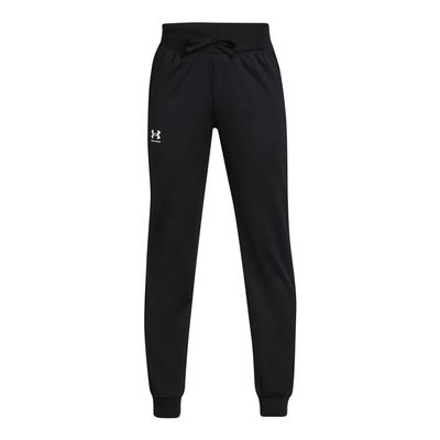Under Armour Boys Icon Knit Pants, (001) Black / / White, Small