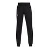 Under Armour Boys Icon Knit Pants, (001) Black / / White, Small view 1