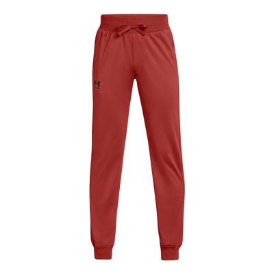 Under Armour Boys Icon Knit Pants, (840) Earthen Orange / / Black, X-Small