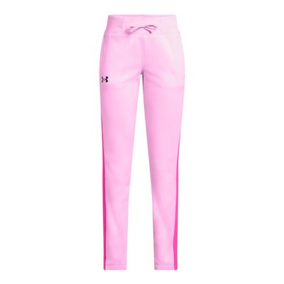 Under Armour Girls' Armour Fleece Pants, 638 Pink, YLG
