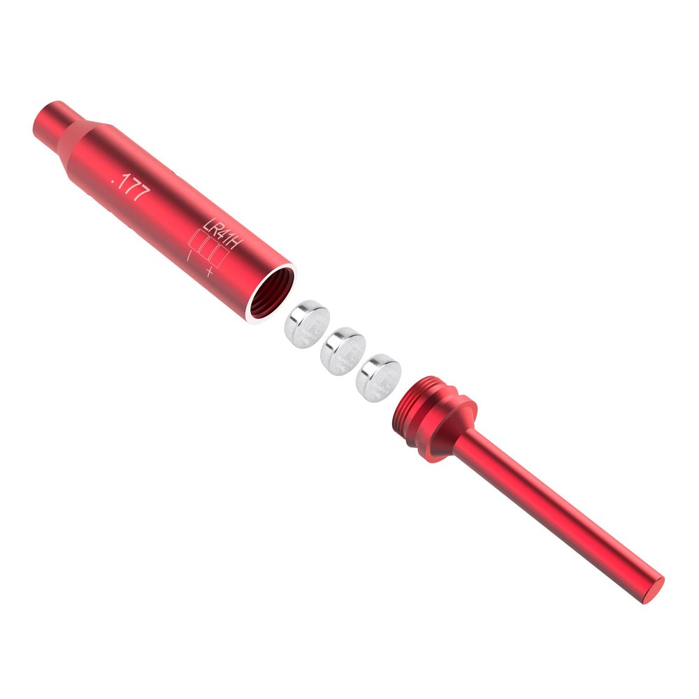 .177 boresighter Red Laser Bore Sight w/ 6 Batteries (.177)