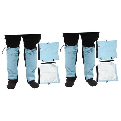 BESPORTBLE 2pairs Leg Protective Covers for Hiking Boots Snow Gaiters Outdoor Supplies