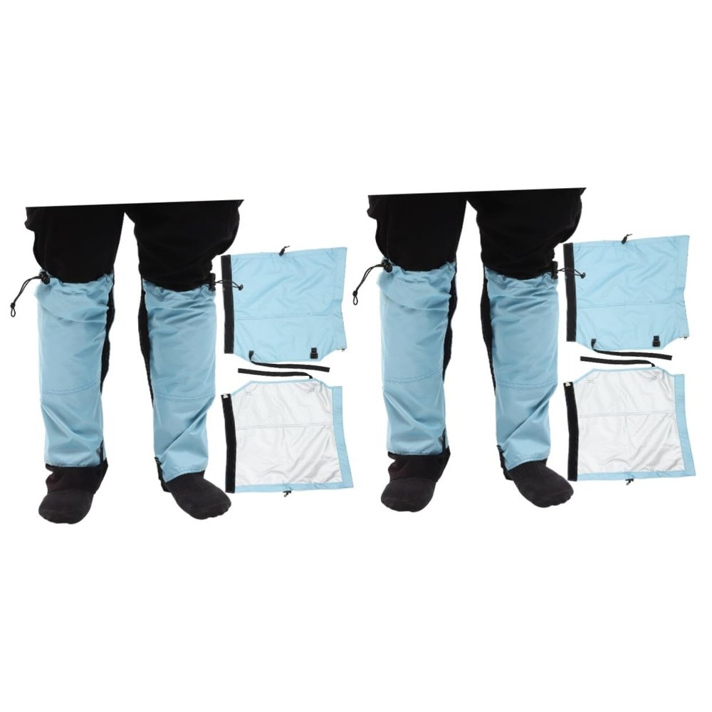BESPORTBLE 2pairs Leg Protective Covers for Hiking Boots Snow Gaiters Outdoor Supplies