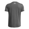 Under Armour Boys' Sportstyle Left Chest Short-Sleeve T-Shirt, (025) Castlerock Medium Heather / / White, X-Small view 2