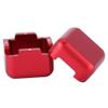 JTLB Aluminum Portable Mini Cue Tip Chalk Holder Billiard Pool Chalks Carrier Case (Red) view 2