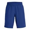 Under Armour Boys Woven Wordmark Shorts, (432) Tech Blue / / White, Small view 1