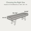 Covermates Elite 12FT Shuffleboard Table Cover 146W x 32D x 12H, Khaki view 2