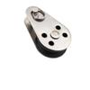 Sosoport 2pcs Durable Stainless Steel Single Pulley Heavy-Duty Nylon Rope Pulley for Lifting Fishing and Towing Applications view 3
