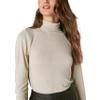 Lucky Brand Women's Mock Neck Layering Top, Coffee, XL view 3