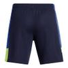 Under Armour Boys Baseline Basketball Shorts, (410) Midnight Navy/Morph Green/Tech Blue, Small view 3