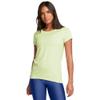 Under Armour Womens HeatGear Armour Short-Sleeve T-Shirt, (383) Retro Green / / White, XX-Small view 1
