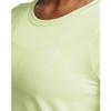 Under Armour Womens HeatGear Armour Short-Sleeve T-Shirt, (383) Retro Green / / White, XX-Small view 3
