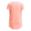 Under Armour Girls' Live Sportstyle Graphic Short-Sleeve T-Shirt, (896) Aero Orange / / White, Small view 2