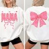 GODMERCH Love Life Fall Autumn Color Personalized Grandma Nickname with Kid Names Crewneck Sweatshirt, Customized Gift for Women view 2