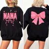 GODMERCH Love Life Fall Autumn Color Personalized Grandma Nickname with Kid Names Crewneck Sweatshirt, Customized Gift for Women view 3