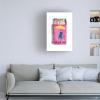 Canvas Wall Art - Mercedes Lopez Charro 'Cool Cat Club Matches I' Wall Art for Living Room, Bedroom, or Office Dcor by Trademark Fine Art view 2
