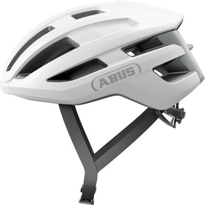ABUS PowerDome Adult Bike Helmet - Bicycle Safety Certified for Road & Gravel, Aerodynamic Profile, Men & Women (White, Small)