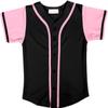 DIGITMON Kids Baseball Jersey Button Down Premium Hip Hop T Shirts Uniform Blackpink 6-Month Infants view 2