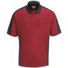 Red Kap SK54RC-SS-3XL M Ss Color Block Polo- Rd/Ch SS 3XL view 1