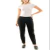 Zac & Rachel Women's Millennium Fabric - Slim Leg Pull-On Pant, Black, 6P view 4